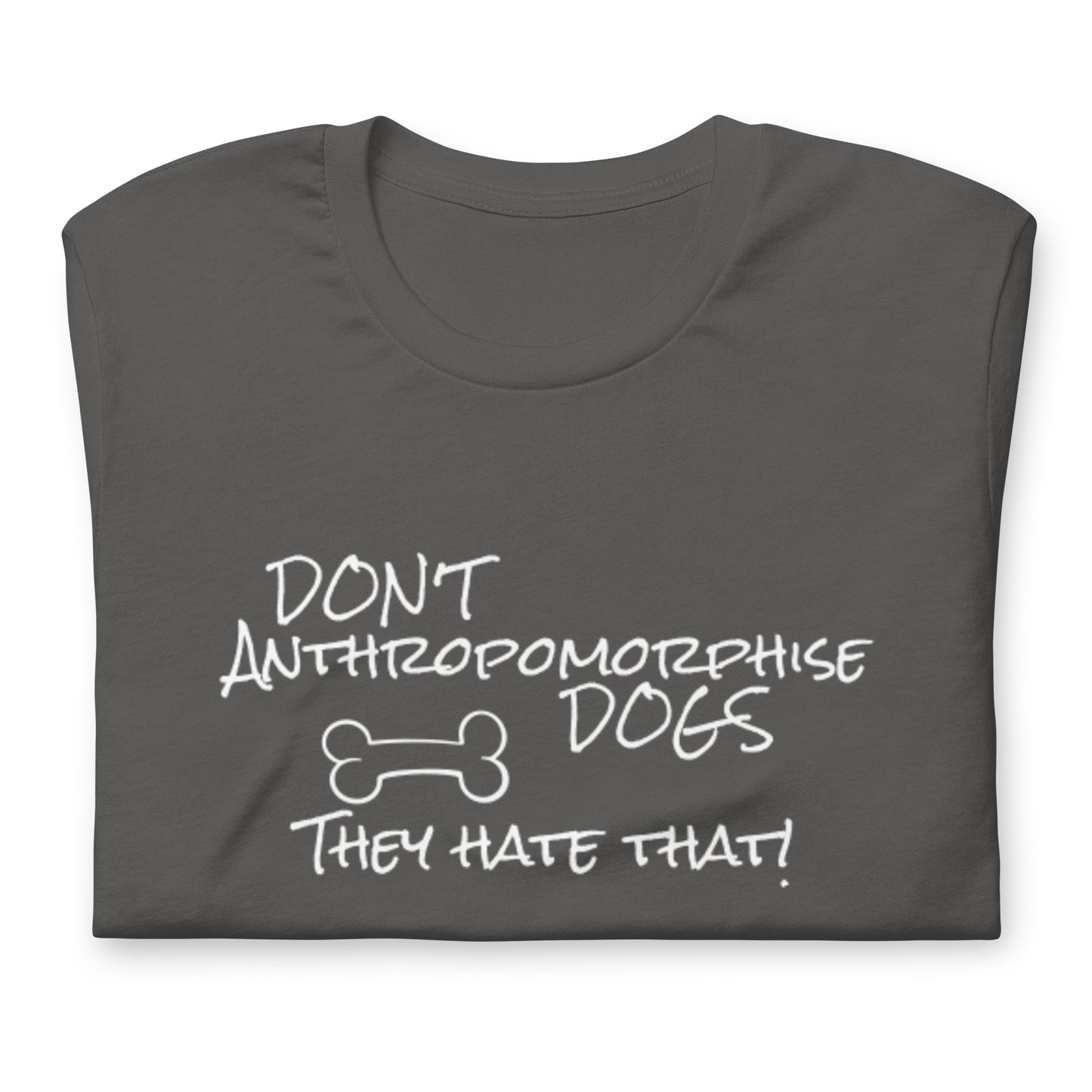 Don't anthropormorphise dogs