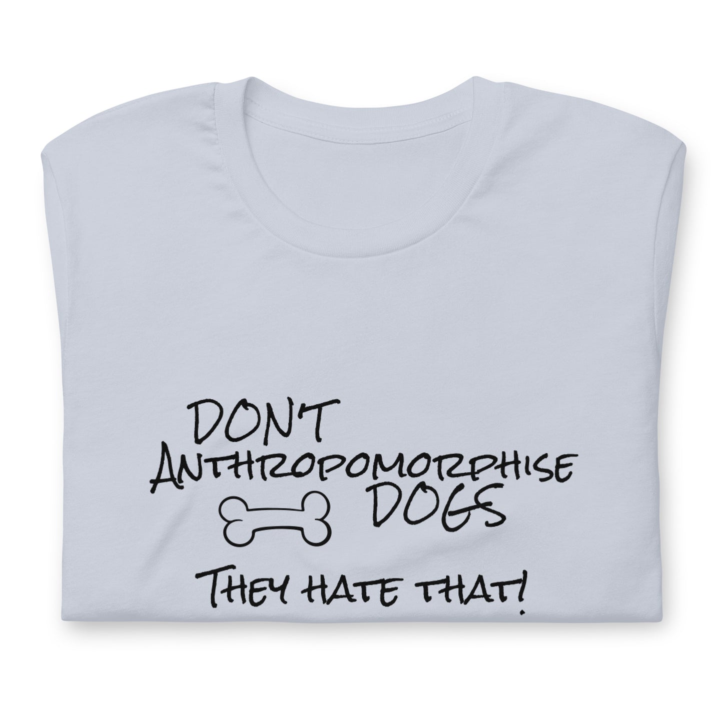 Don't anthropomorphise dogs