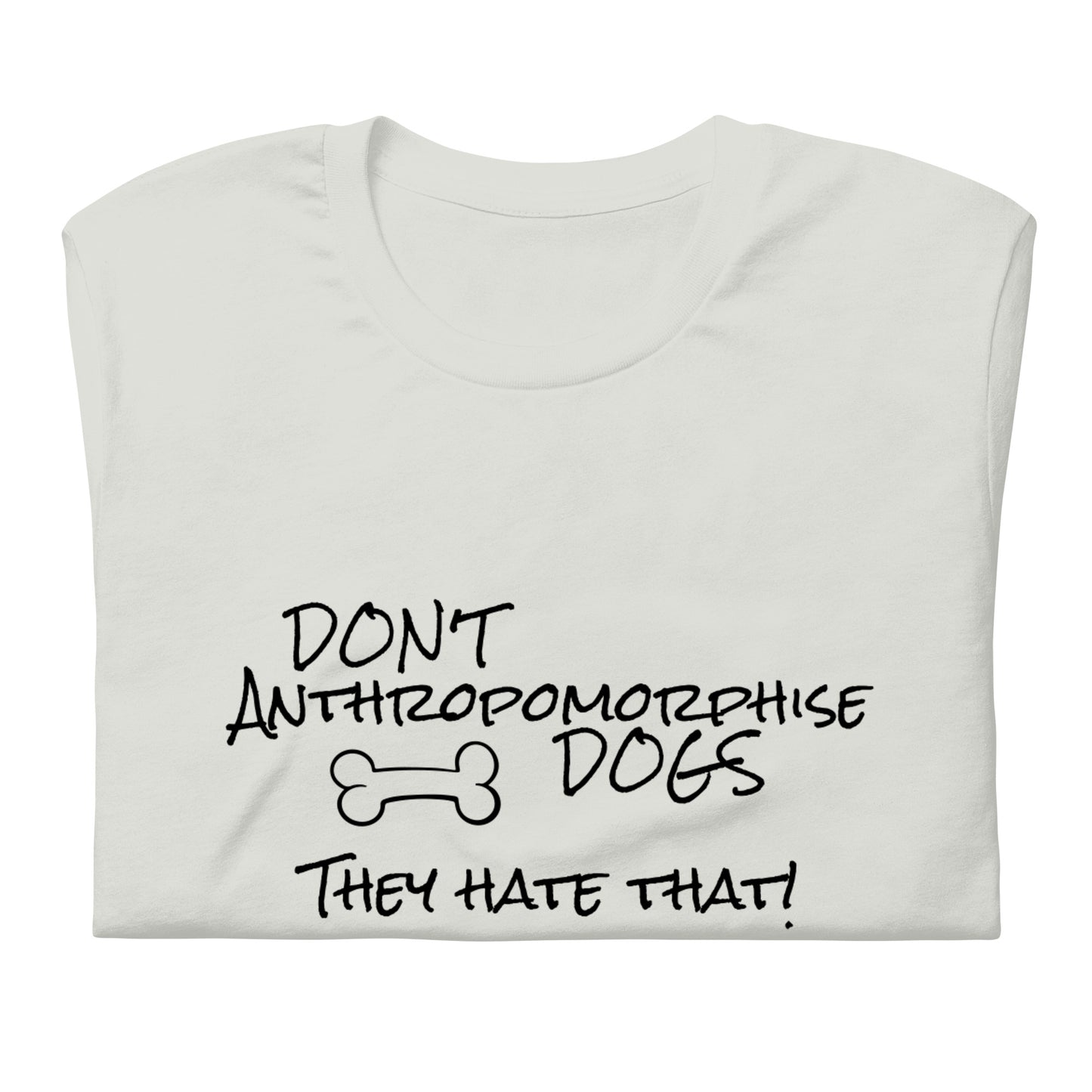 Don't anthropomorphise dogs