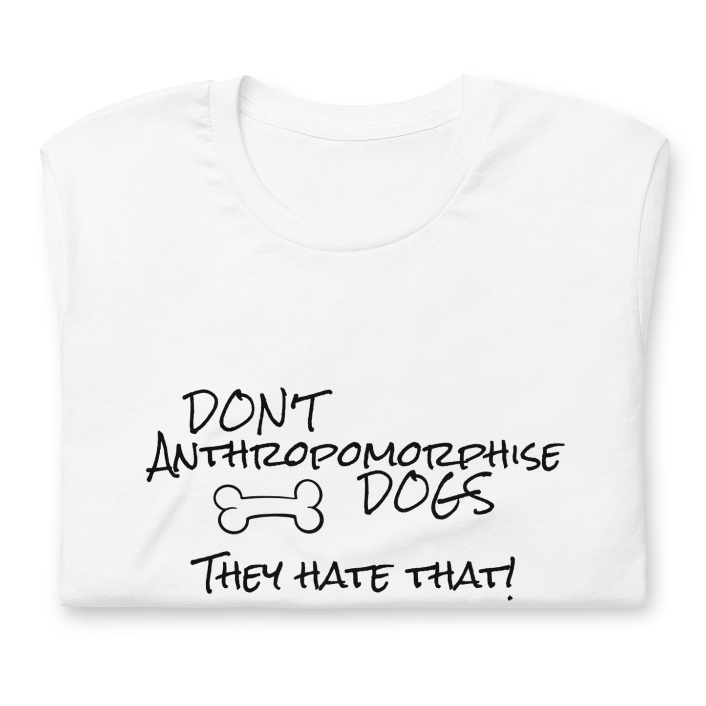 Don't anthropomorphise dogs